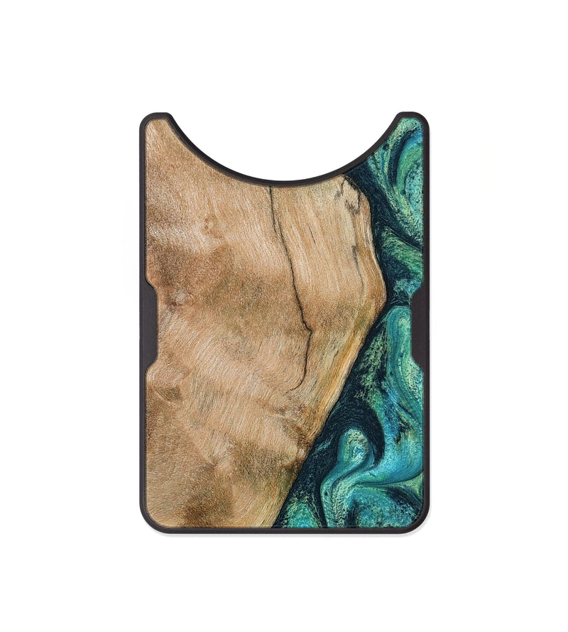 Alloy Wood Wallet - Tea (Green, 801346)