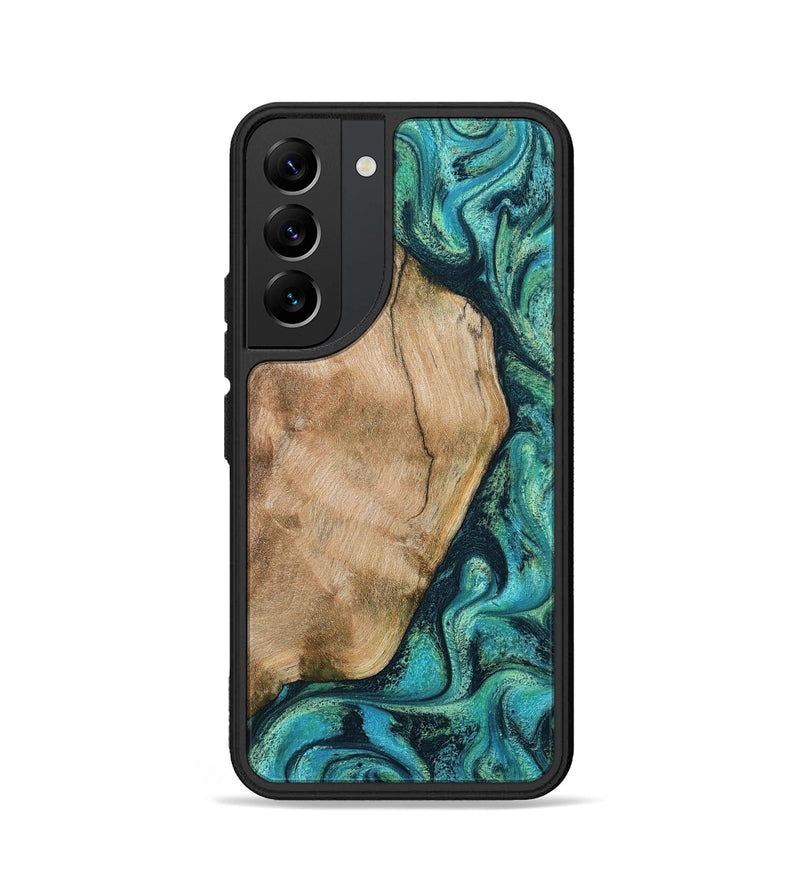 Galaxy S22 Wood Phone Case - Tea (Green, 801346)