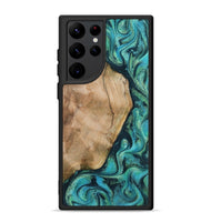 Galaxy S22 Ultra Wood Phone Case - Tea (Green, 801346)