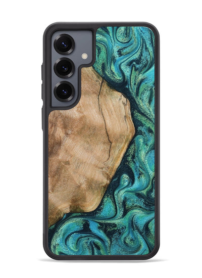 Galaxy S25 Plus Wood Phone Case - Tea (Green, 801346)
