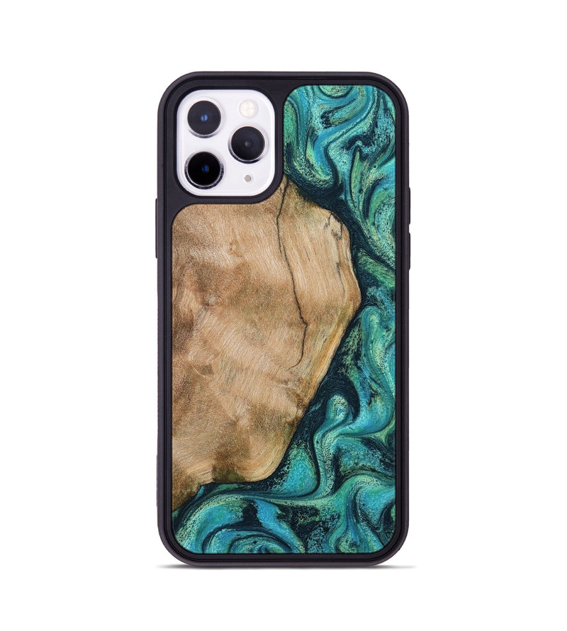 iPhone 11 Pro Wood Phone Case - Tea (Green, 801346)