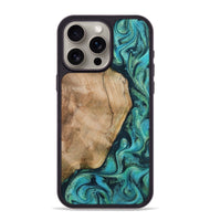 iPhone 15 Pro Max Wood Phone Case - Tea (Green, 801346)
