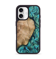 iPhone 17 Wood Phone Case - Tea (Green, 801346)