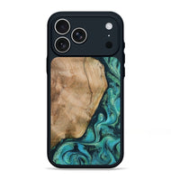 iPhone 17 Pro Max Wood Phone Case - Tea (Green, 801346)