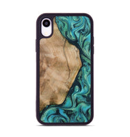 iPhone Xr Wood Phone Case - Tea (Green, 801346)