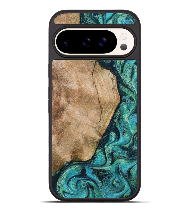 Pixel 9 Pro XL Wood Phone Case - Tea (Green, 801346)