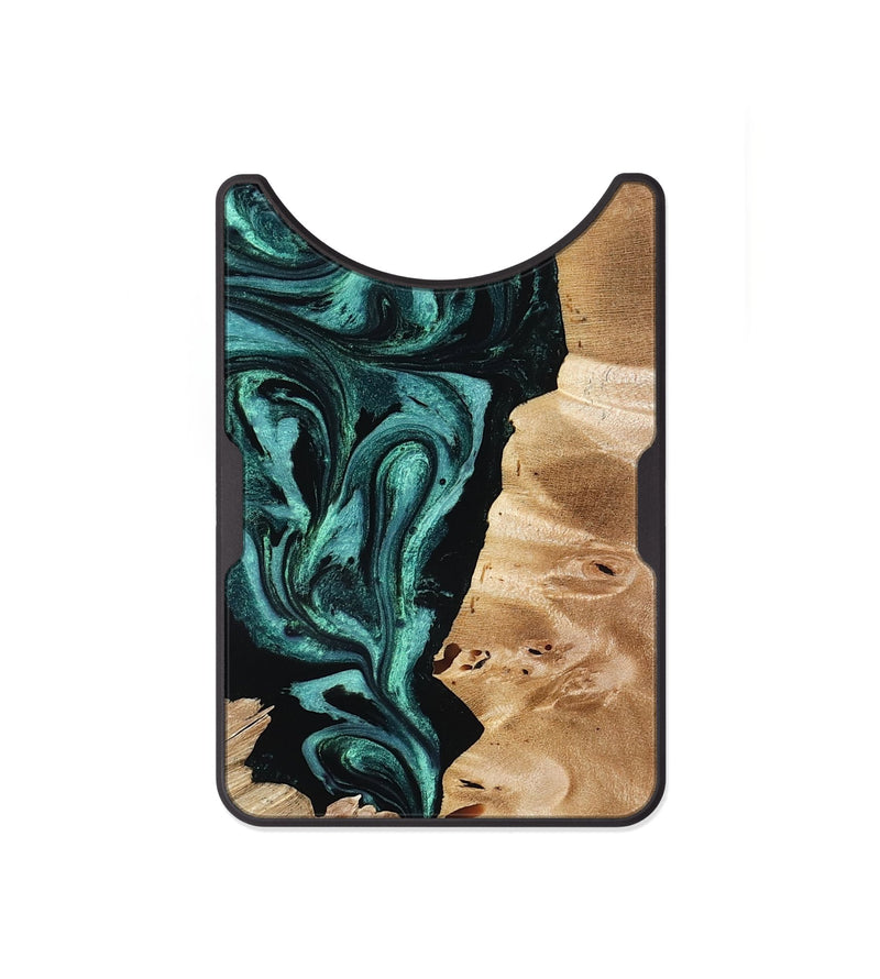 Alloy Wood Wallet - Elisha (Green, 801347)
