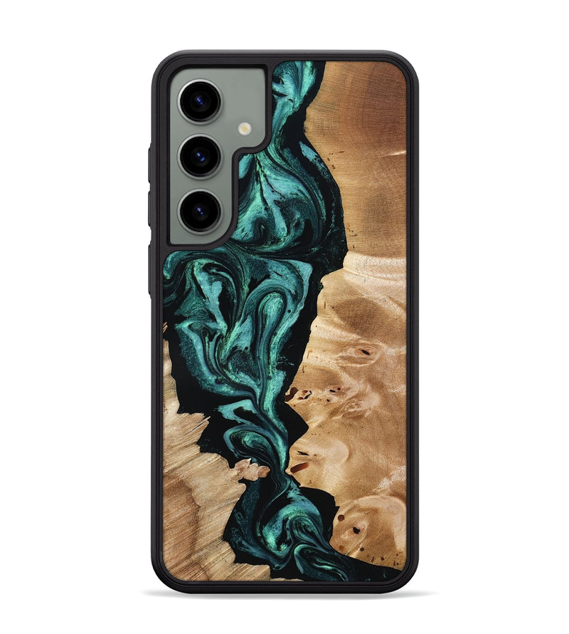 Galaxy S24 Plus Wood Phone Case - Elisha (Green, 801347)