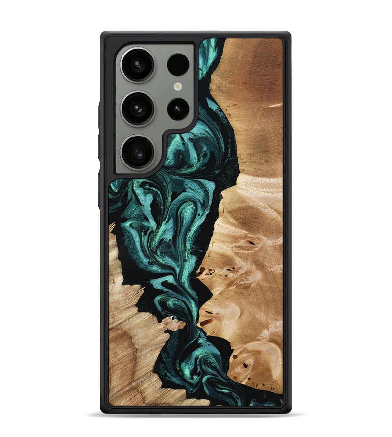 Galaxy S24 Ultra Wood Phone Case - Elisha (Green, 801347)