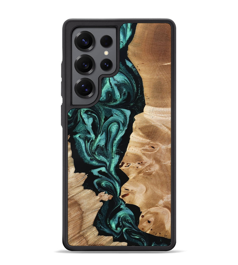 Galaxy S25 Ultra Wood Phone Case - Elisha (Green, 801347)