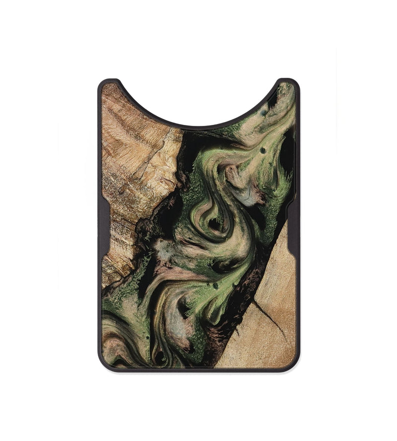Alloy Wood Wallet - Uriah (Green, 801348)