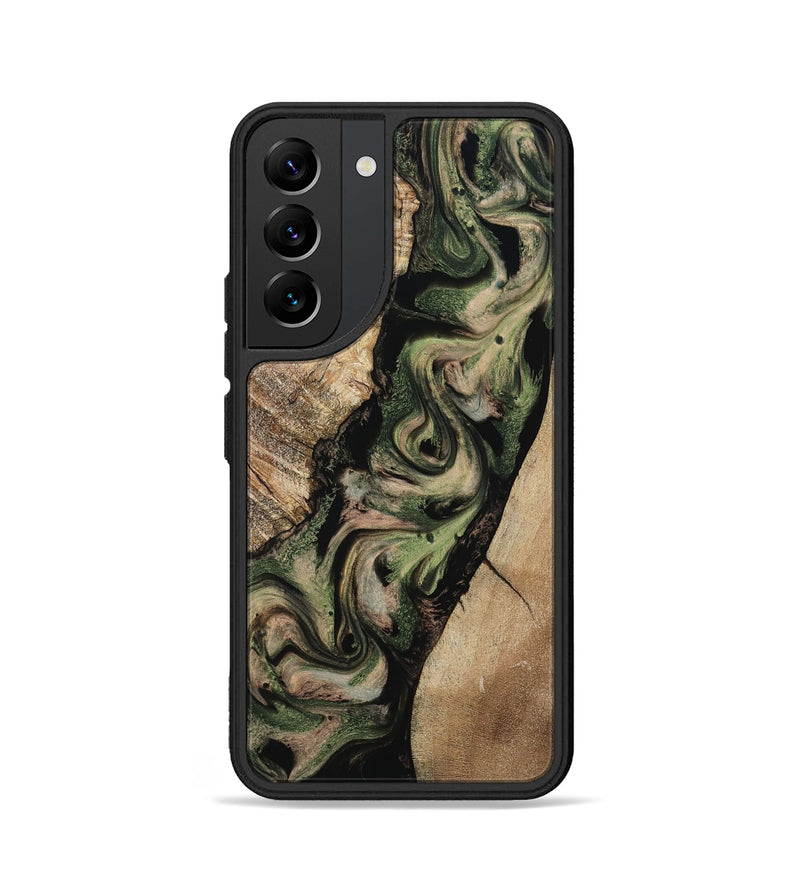 Galaxy S22 Wood Phone Case - Uriah (Green, 801348)