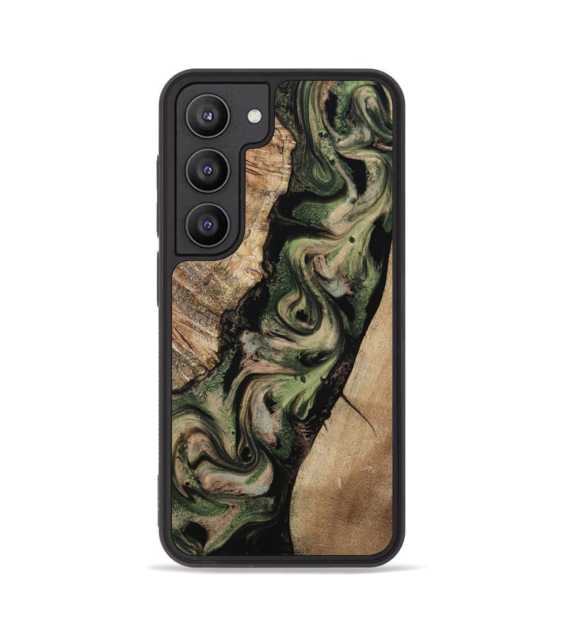 Galaxy S23 Wood Phone Case - Uriah (Green, 801348)