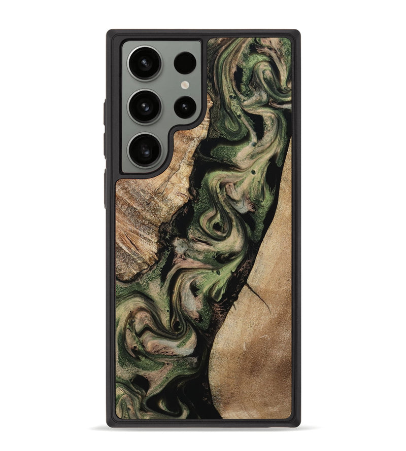 Galaxy S23 Ultra Wood Phone Case - Uriah (Green, 801348)
