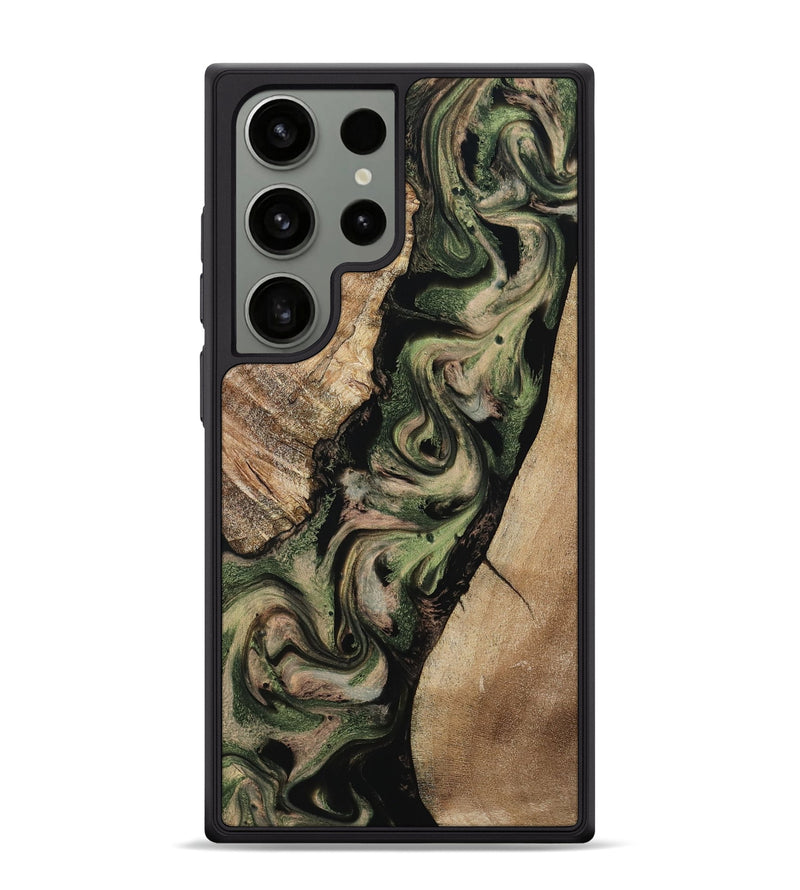 Galaxy S24 Ultra Wood Phone Case - Uriah (Green, 801348)