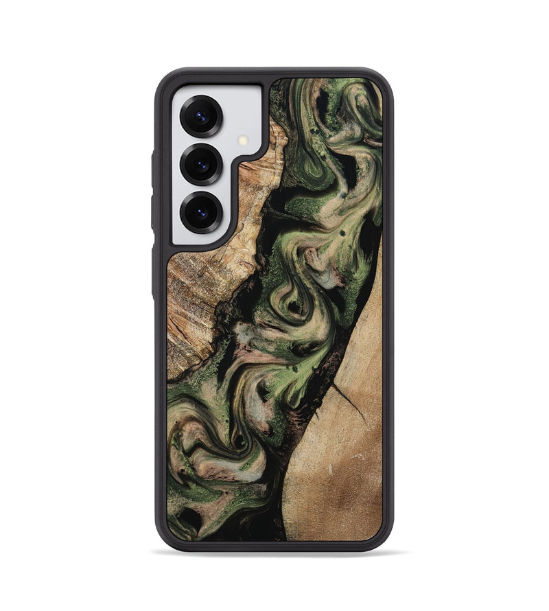 Galaxy S25 Wood Phone Case - Uriah (Green, 801348)