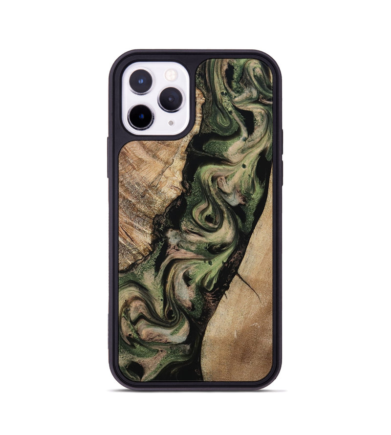 iPhone 11 Pro Wood Phone Case - Uriah (Green, 801348)