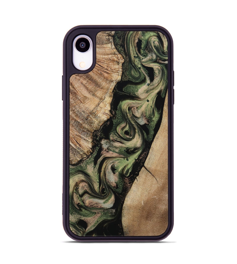 iPhone Xr Wood Phone Case - Uriah (Green, 801348)