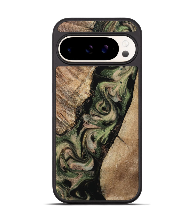 Pixel 9 Pro Wood Phone Case - Uriah (Green, 801348)