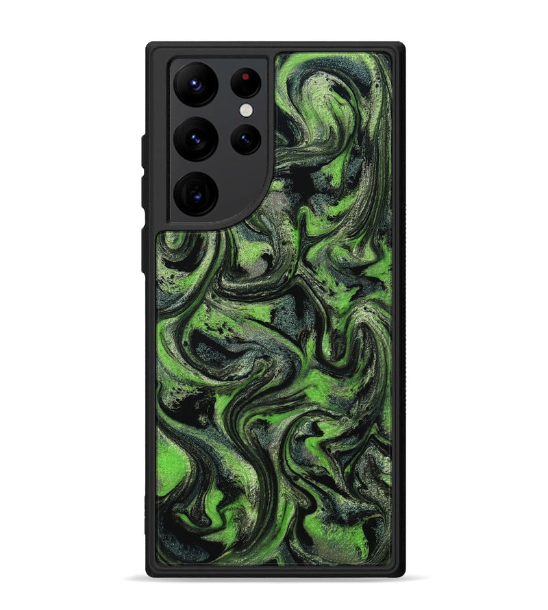 Galaxy S22 Ultra ResinArt Phone Case - Ryland (Green, 801349)