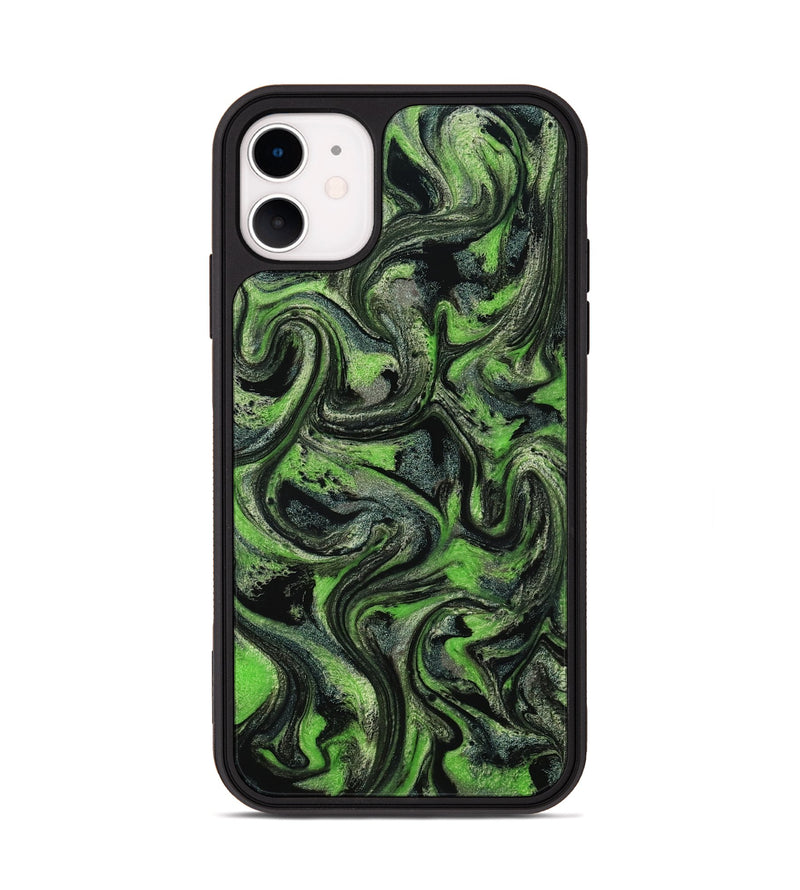 iPhone 11 ResinArt Phone Case - Ryland (Green, 801349)
