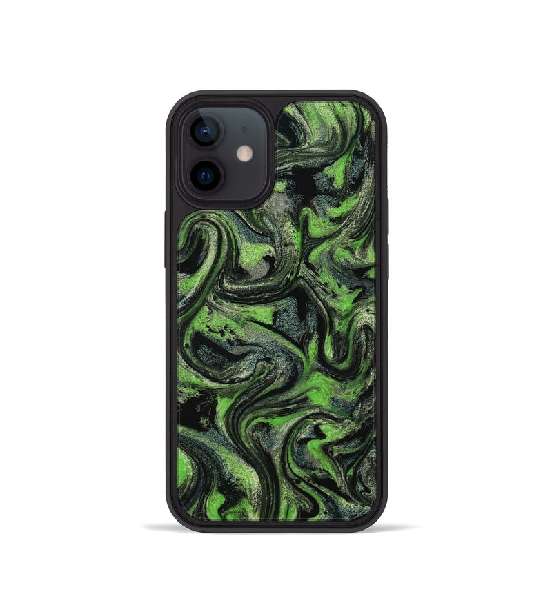 iPhone 12 mini ResinArt Phone Case - Ryland (Green, 801349)