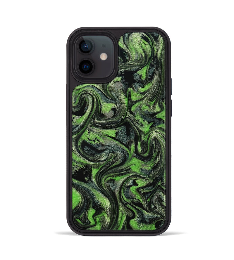 iPhone 12 ResinArt Phone Case - Ryland (Green, 801349)