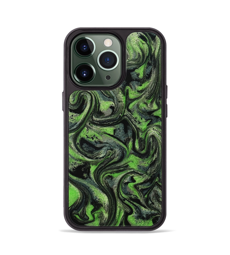 iPhone 13 Pro ResinArt Phone Case - Ryland (Green, 801349)