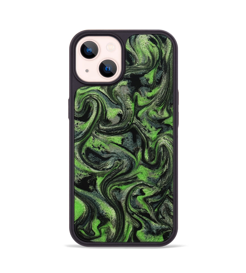 iPhone 14 ResinArt Phone Case - Ryland (Green, 801349)