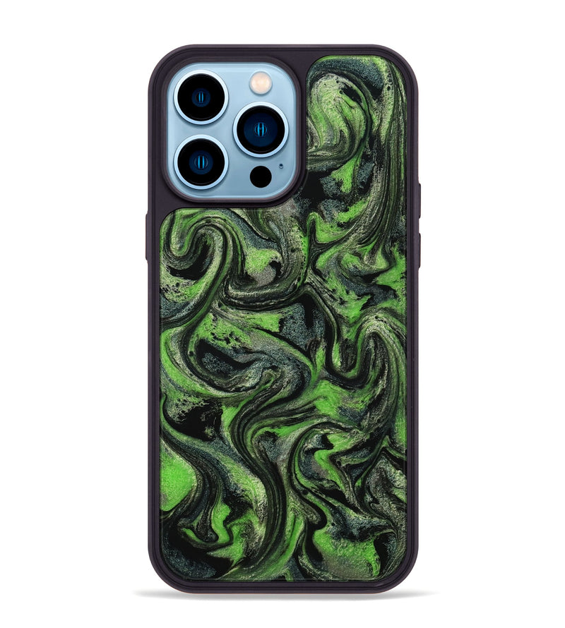 iPhone 14 Pro Max ResinArt Phone Case - Ryland (Green, 801349)