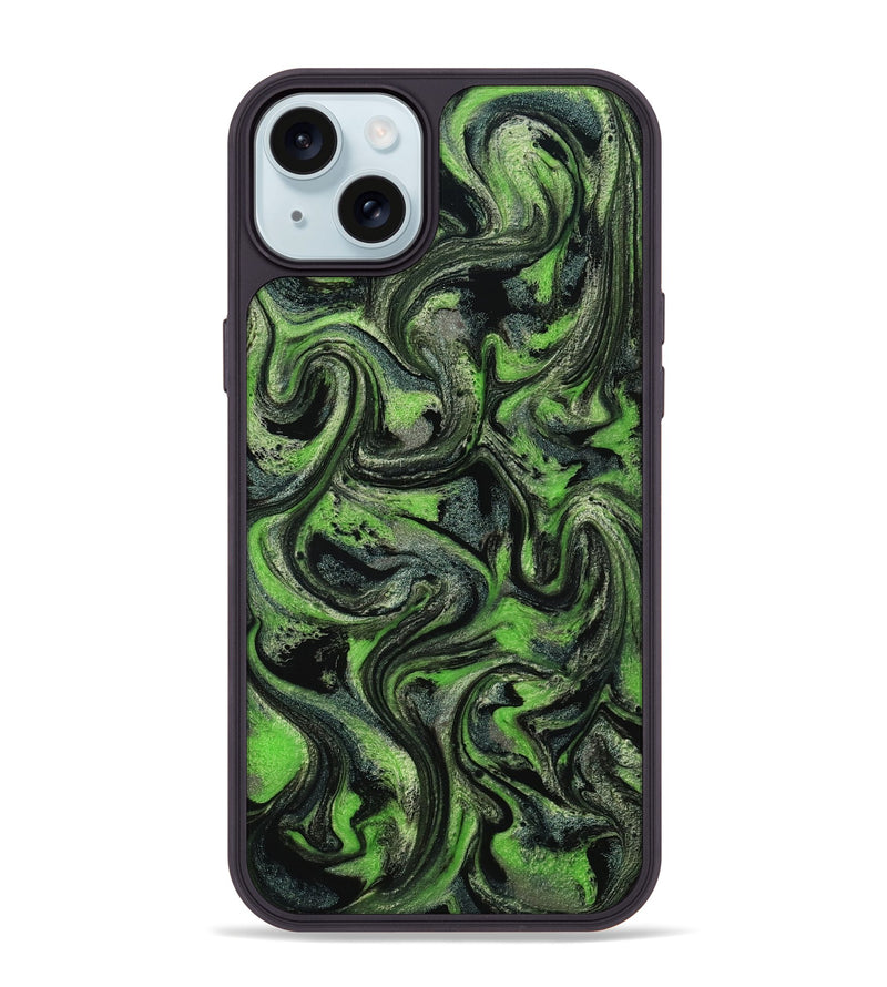 iPhone 15 Plus ResinArt Phone Case - Ryland (Green, 801349)