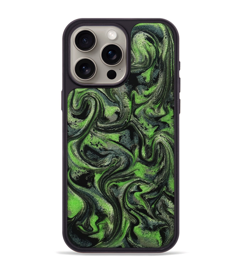 iPhone 15 Pro Max ResinArt Phone Case - Ryland (Green, 801349)