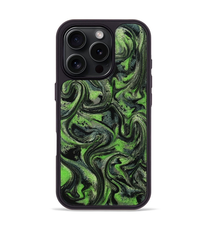 iPhone 16 Pro ResinArt Phone Case - Ryland (Green, 801349)