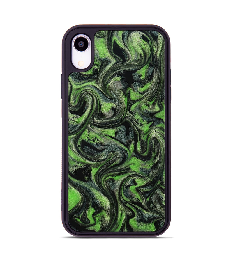 iPhone Xr ResinArt Phone Case - Ryland (Green, 801349)