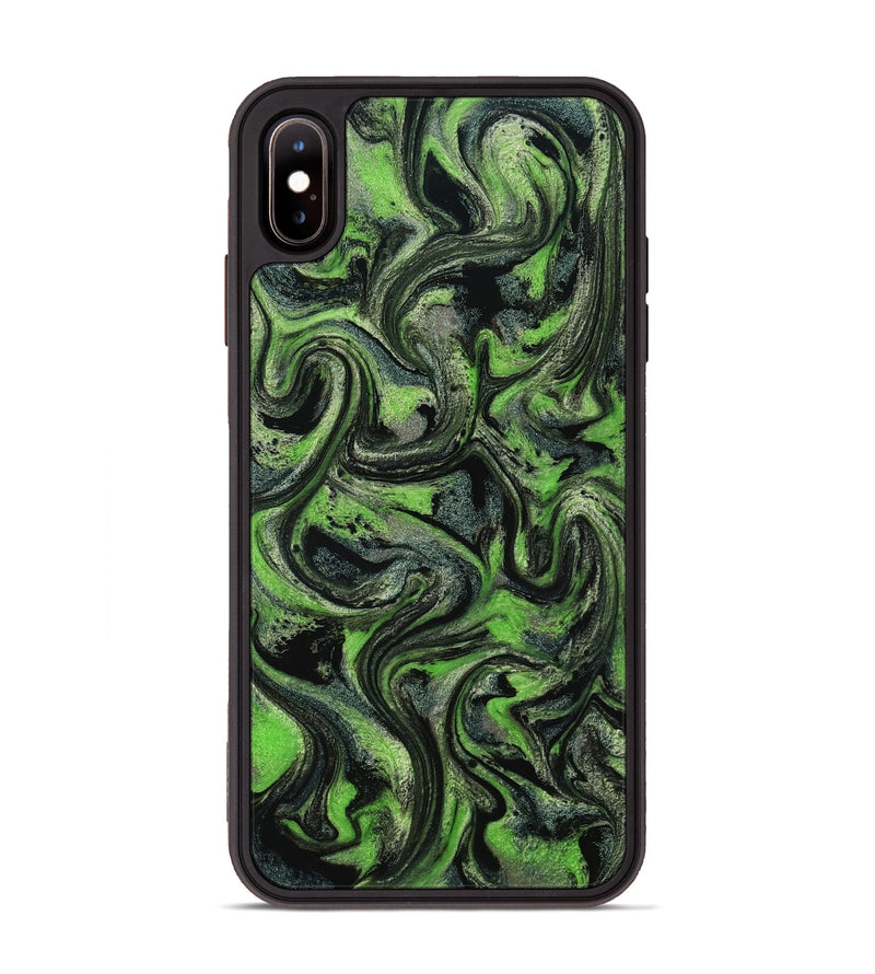 iPhone Xs Max ResinArt Phone Case - Ryland (Green, 801349)