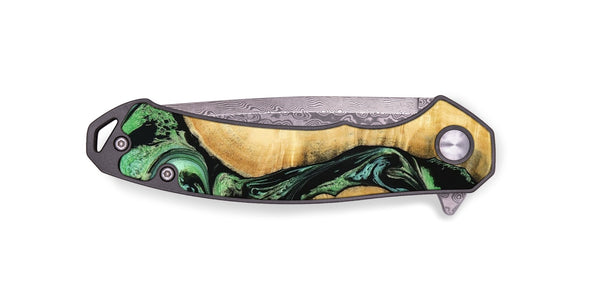 EDC Wood Pocket Knife - Keith (Green, 801350)