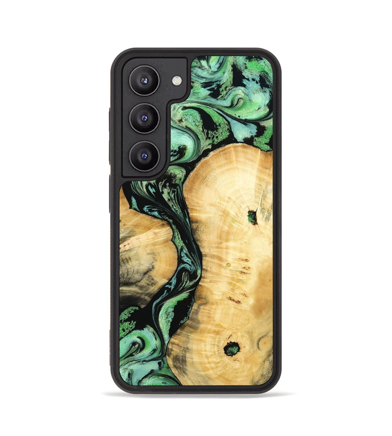 Galaxy S23 Wood Phone Case - Keith (Green, 801350)