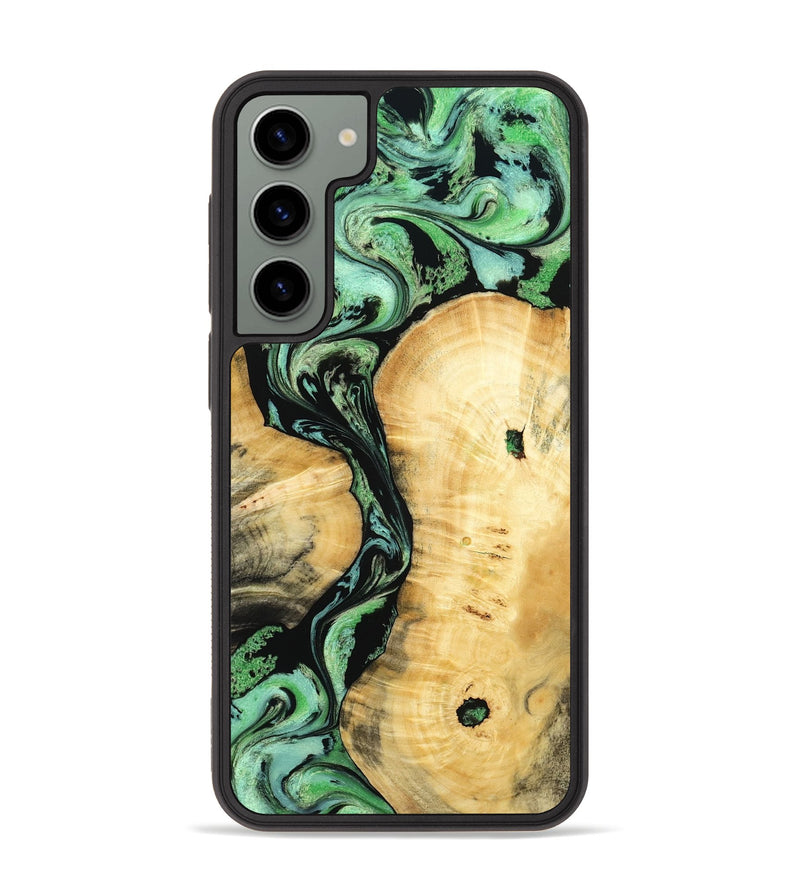 Galaxy S23 Plus Wood Phone Case - Keith (Green, 801350)