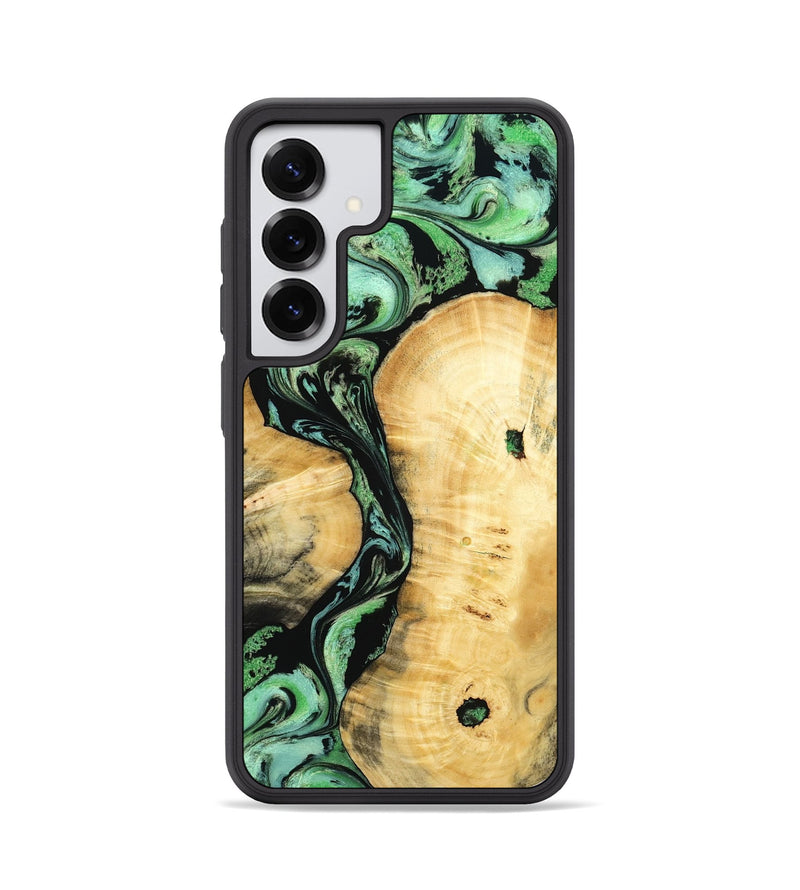 Galaxy S25 Wood Phone Case - Keith (Green, 801350)