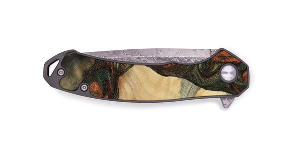 EDC Wood Pocket Knife - Matilda (Green, 801351)