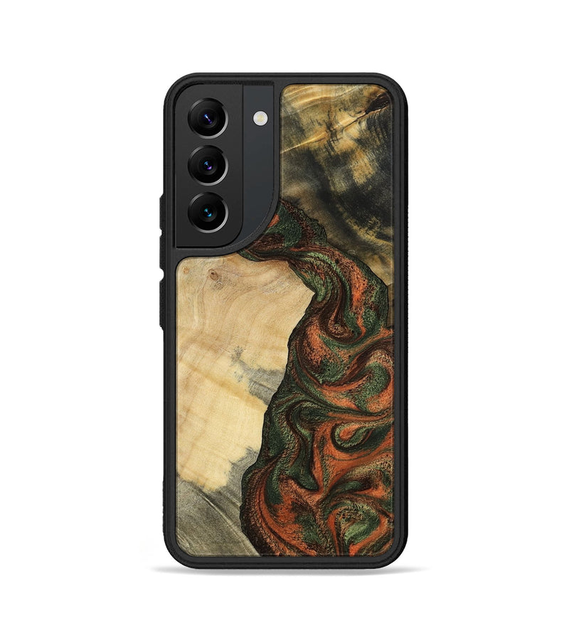 Galaxy S22 Wood Phone Case - Matilda (Green, 801351)
