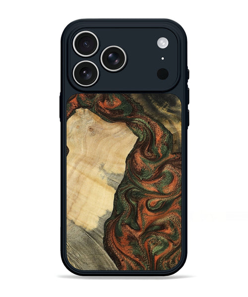 iPhone 17 Pro Max Wood Phone Case - Matilda (Green, 801351)