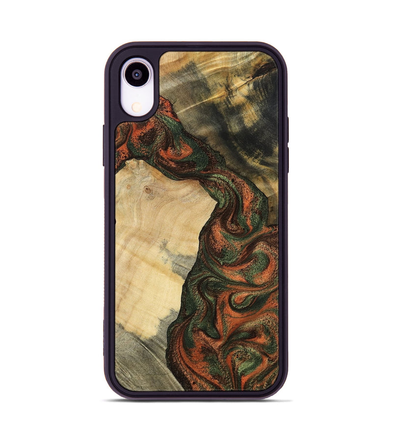 iPhone Xr Wood Phone Case - Matilda (Green, 801351)