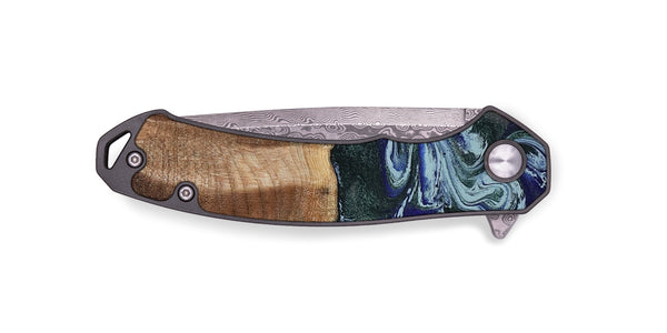 EDC Wood Pocket Knife - Koen (Green, 801352)
