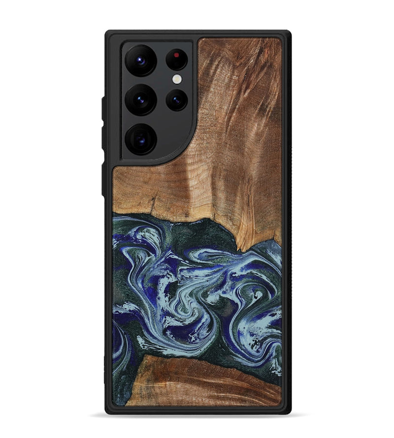 Galaxy S22 Ultra Wood Phone Case - Koen (Green, 801352)