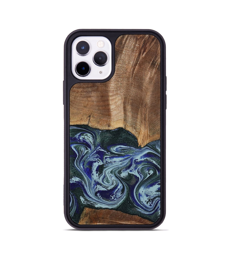 iPhone 11 Pro Wood Phone Case - Koen (Green, 801352)