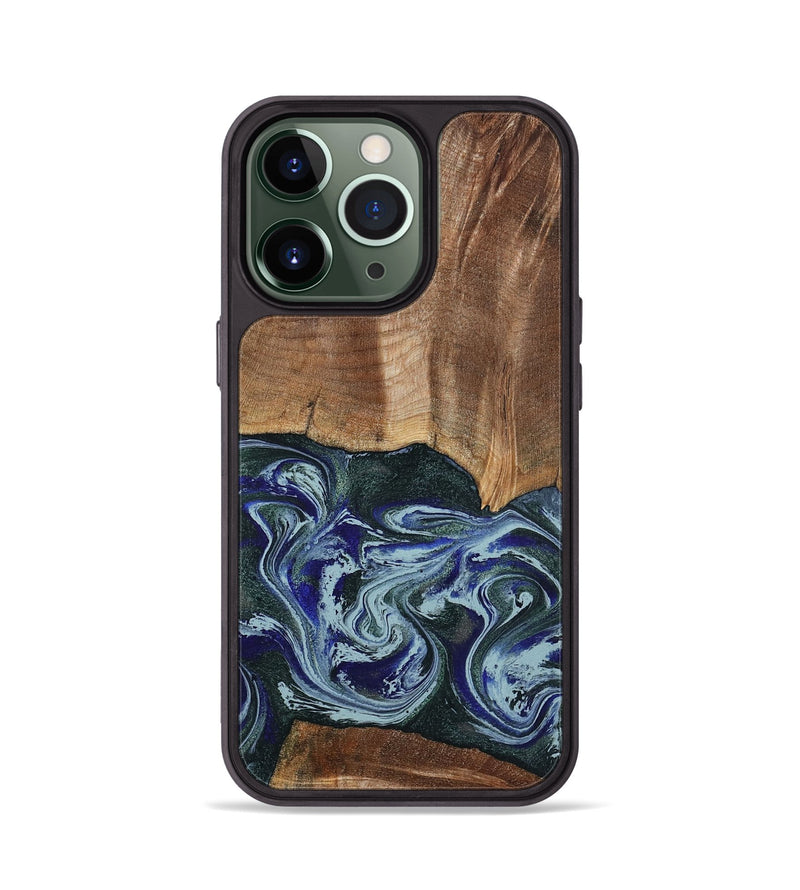 iPhone 13 Pro Wood Phone Case - Koen (Green, 801352)
