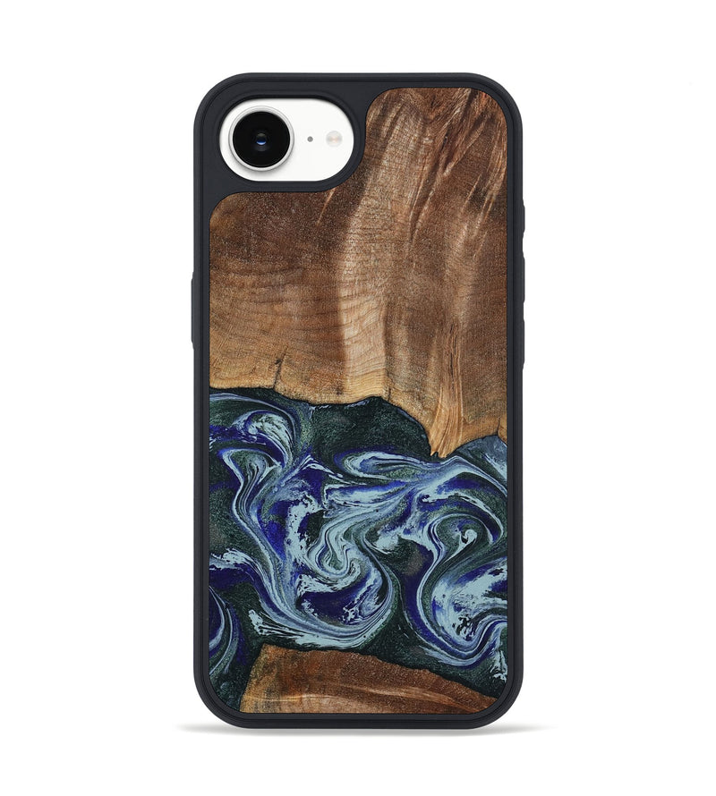 iPhone 16e Wood Phone Case - Koen (Green, 801352)