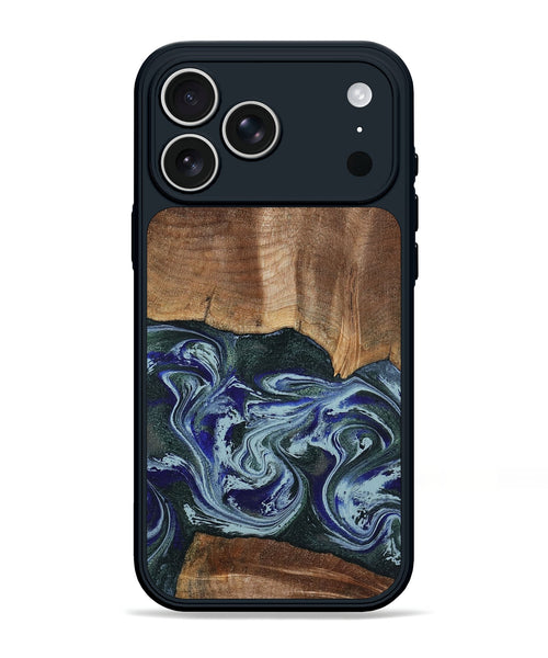 iPhone 17 Pro Max Wood Phone Case - Koen (Green, 801352)