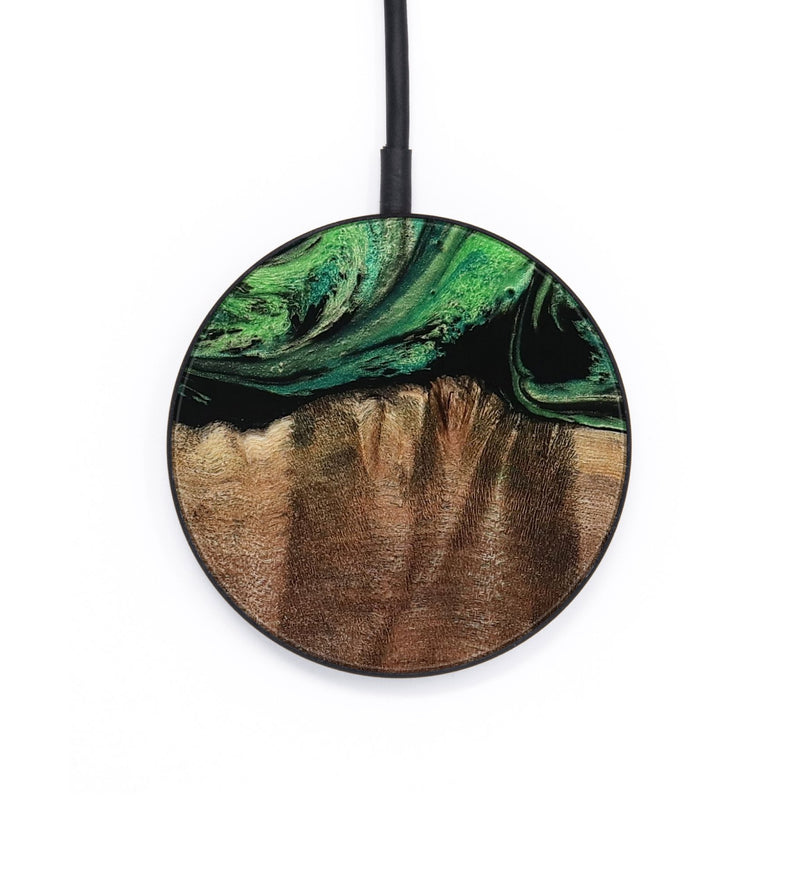 Circle Wood Wireless Charger - Genesis (Green, 801353)